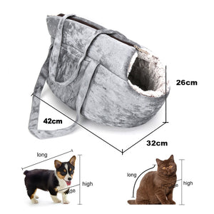Dog Cat Carrying bag Travel Plush Kennel for pet