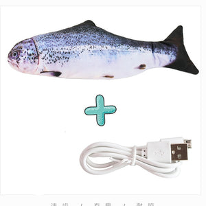 Cat Interactive Electric moving fish toy USB Charging for pet