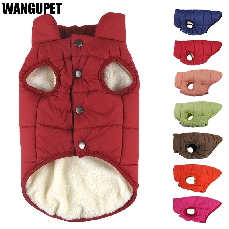 Winter coat padded clothes Warm jacket for pet