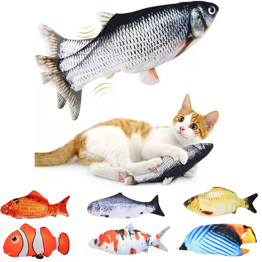 Cat Interactive Electric fish toy USB Charging for pet