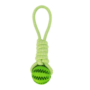 Bite-resistant Dog Chew Braided Cotton Rope Toy Ball for pet