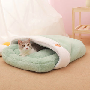 Cat Dog Sleeping Warm Bed Bag Comfortable Mat House for pet