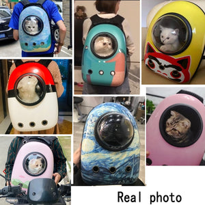 Cat Backpack Carrier Bubble Astronaut Space Breathable Capsule Transport for pet
