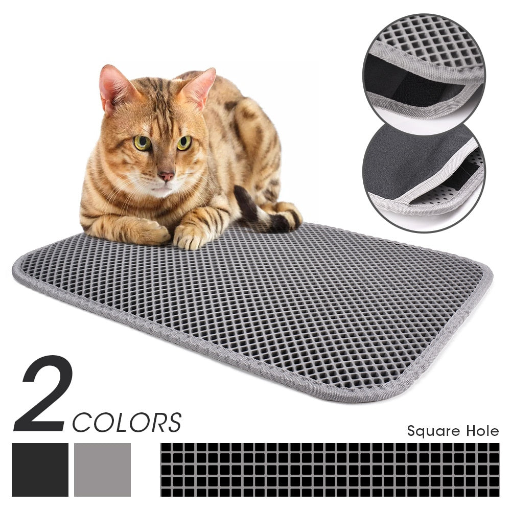 Cat Litter Mat Double Layer Waterproof Pad for pet