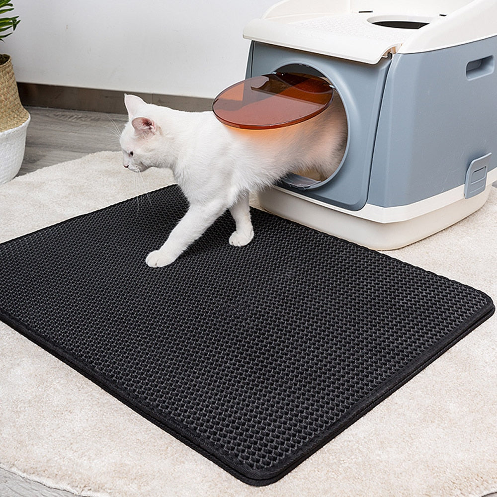 Waterproof Cat Litter Mat Double-Layer Non-slip for pet