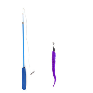 Cat Feather Teaser Stick Wand Retractable for pet