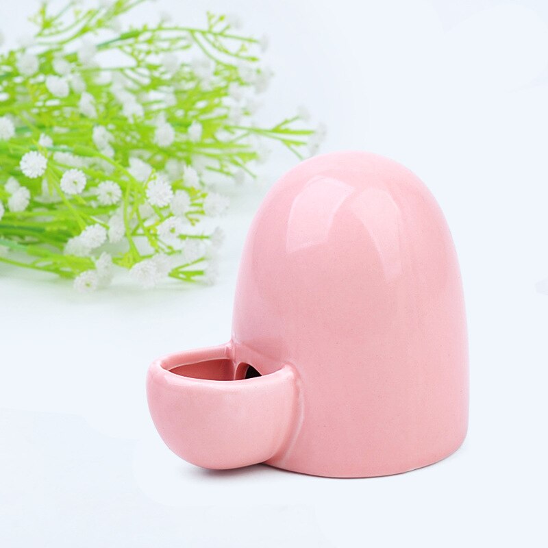 Ceramic Hamster Water Dispenser Feeding Bowl for small pet