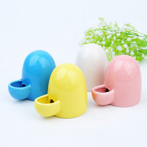 Ceramic Hamster Water Dispenser Feeding Bowl for small pet