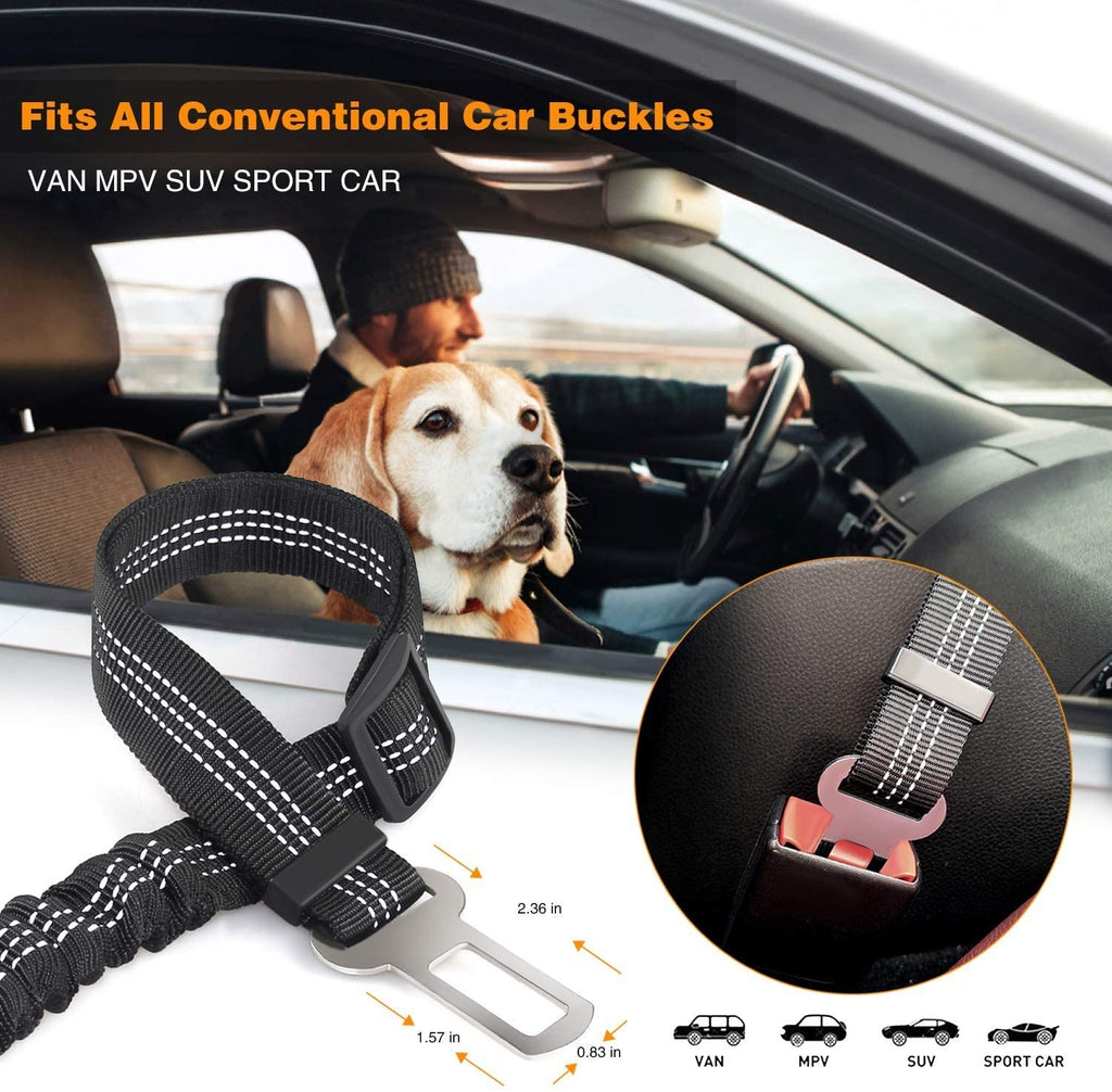 Dog Seat Belt Adjustable Car leash Safety Leads Vehicle for pet