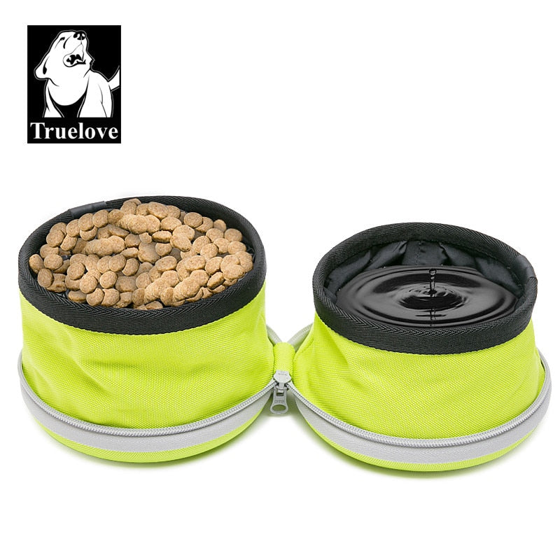 Collapsible 2 Way Dog Bowl Travel Waterproof Foldable for pet