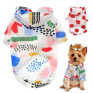 Dog Sun-proof Clothing Summer Sun Protection Hoodie for small pet