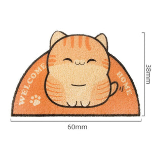 Cat Litter Mat Drinking Bowl mat Non-slip Waterproof Litter Trapper for pet