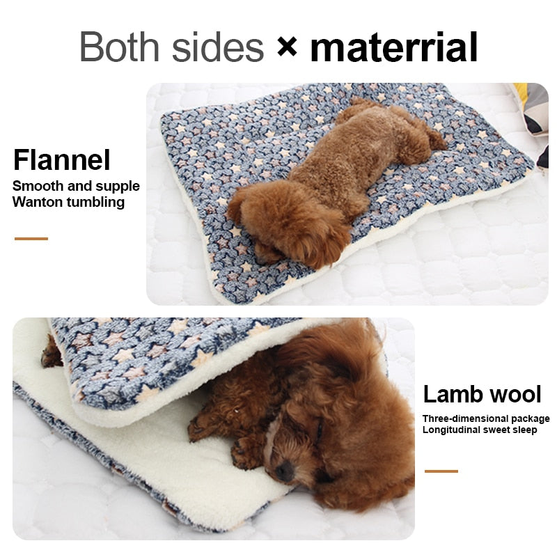 Dog Bed Cat Mat Thickened Warm Sleeping Rug for pet