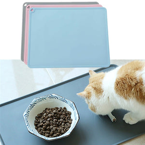 Dog Cat Waterproof Non-slip food Mat Silicone for pet
