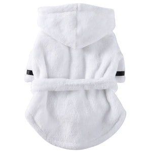Dog Bathrob Pajamas Sleeping Clothes Soft Drying Towel for pet