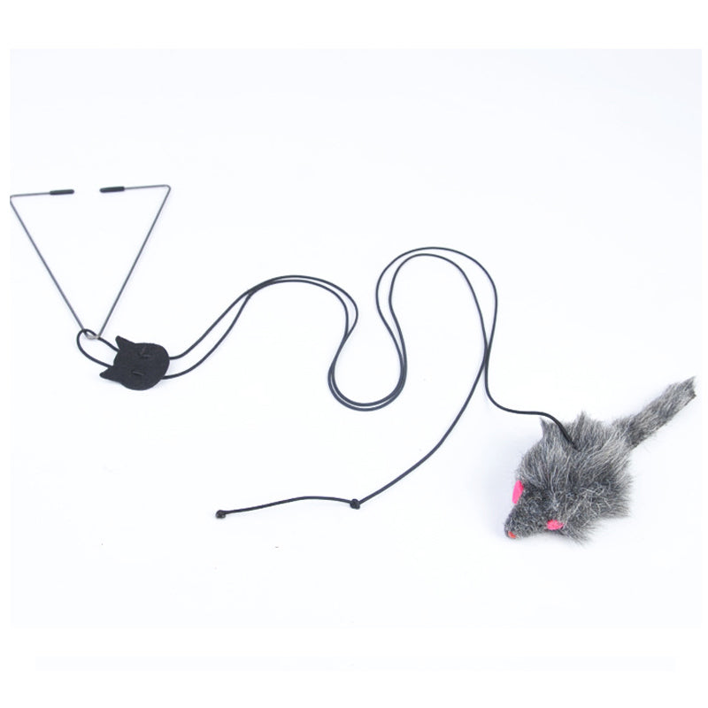 Cat Simulation Mouse Toy Self Door Hanging  Interactive for pet