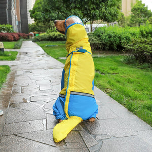 Dog Raincoat Jumpsuit Waterproof Jacket for pet