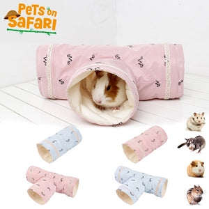 Hamster Accessories Soft Rabbit Chinchilla Guinea Pigs Hedgehog Toy Tunnel for small animal