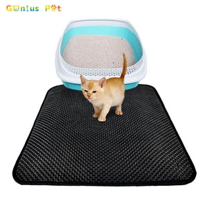 Cat Litter Mat Double Layer Trapper With Waterproof Bottom Non-slip for pet