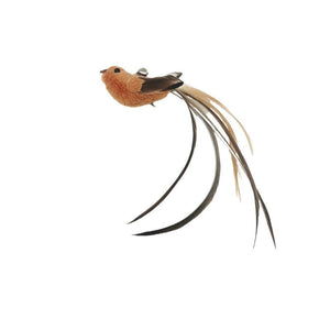 Simulation Bird Cat Feather Bird Wand Toy for pet