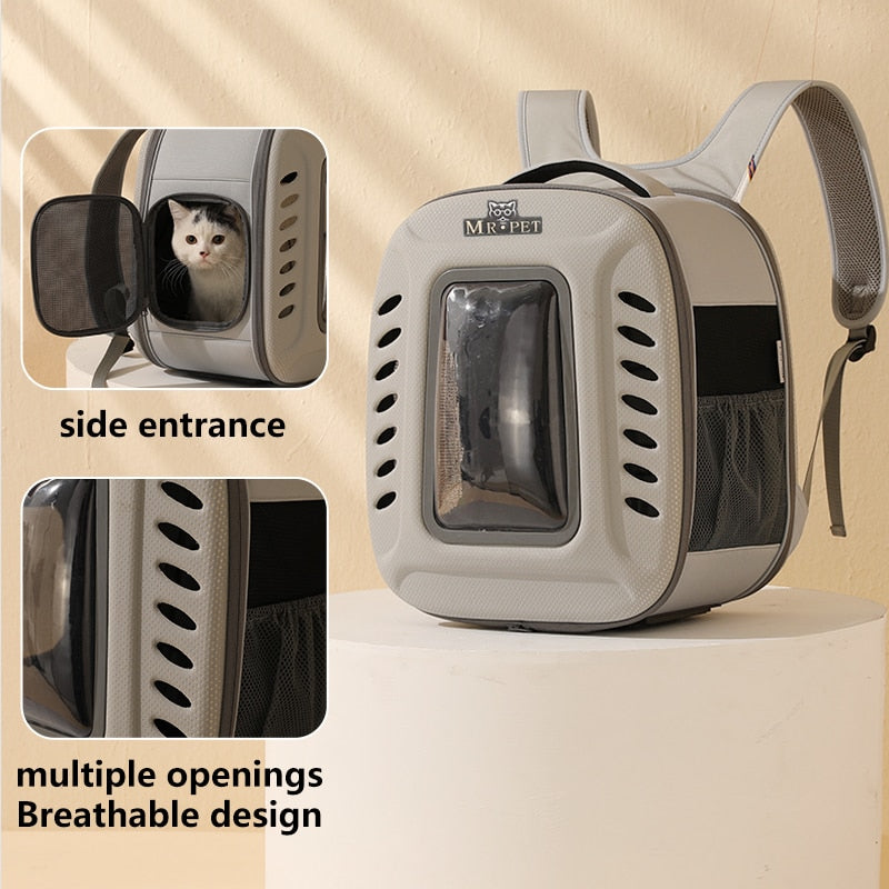 Cat Dog Carrier Backpack Breathable Travel Kennel for small pet