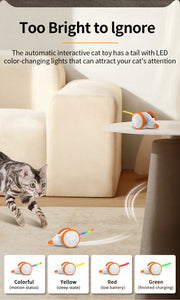 Automatic Cat Interactive Smart Mouse Play Teaser LED Rechargeable Toy for pet