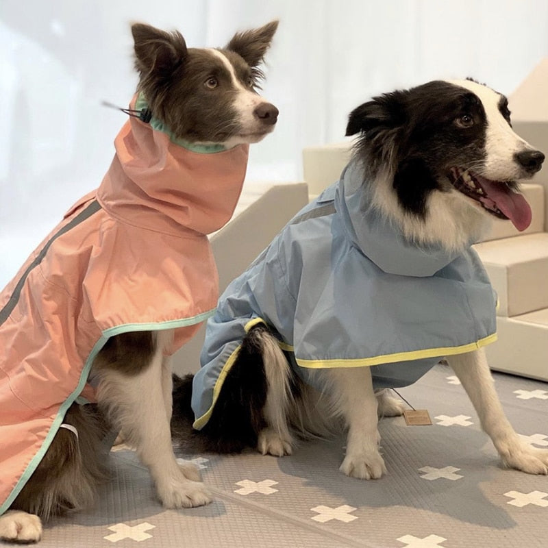 Reflective Dog Raincoat Waterproof Windproof Jacket Clothes for pet