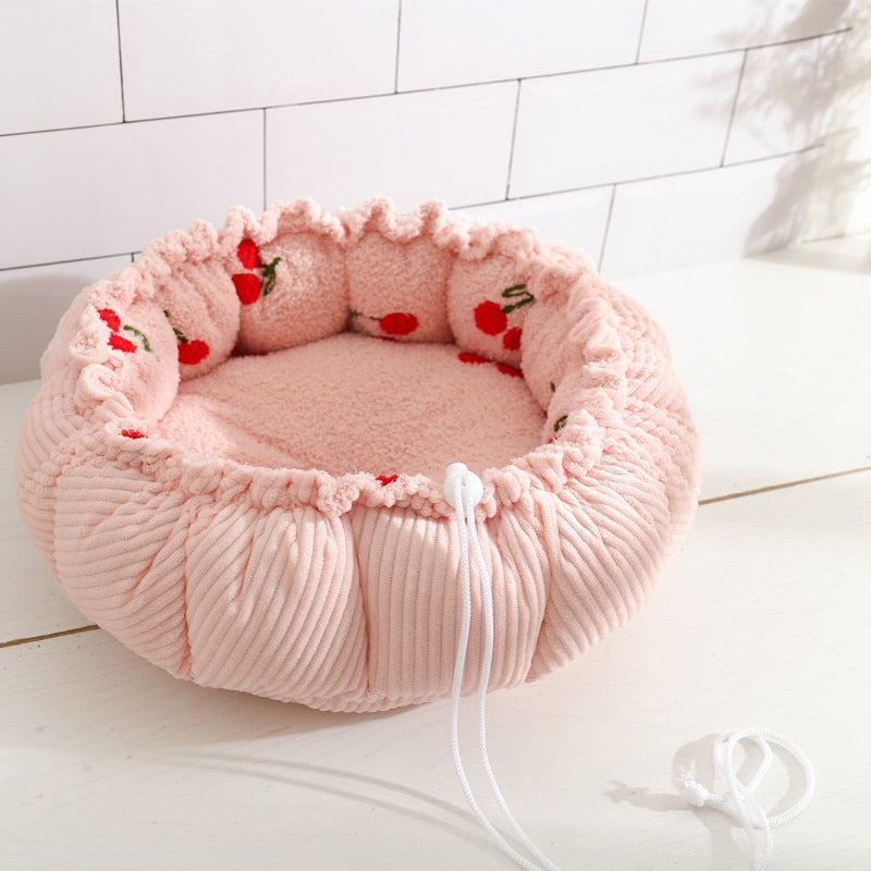Adjustable Petal-shaped Cat Dog nest bed for pet