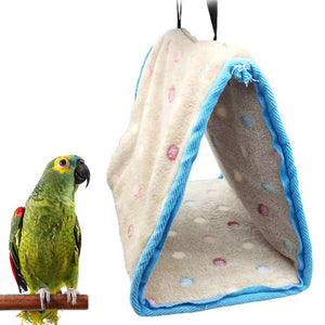 Bird Parrot Hanging Soft Hammock Nest House Perch for small pet