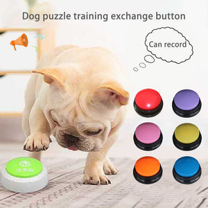 Interactive Dog Recordable Talking Voice Sound Button for pet