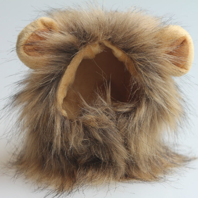 Cute Lion Cat Wig Hat Dog Cap Costume for Pet