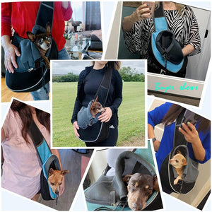 Dog Sling Carrier Portable Hands Free Shoulder Bag for pet