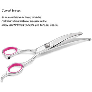 Pet Grooming Scissors Set with Safety Round Tool for pet