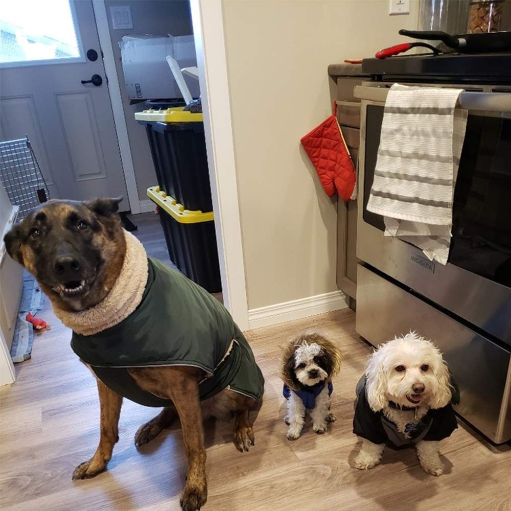 Greyhound Fleece Dog Jacket Winter Warm Clothes for pet
