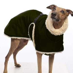 Greyhound Fleece Dog Jacket Winter Warm Clothes for pet