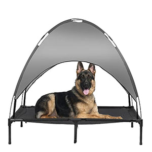 Dog Elevated Cooling Outdoor Bed Canopy Shade Tent for pet