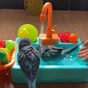Parrot Shower Bird Bathtub Swimming Pool Cage for small pet