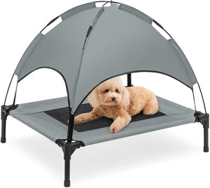 Dog Elevated Cooling Outdoor Bed Canopy Shade Tent for pet