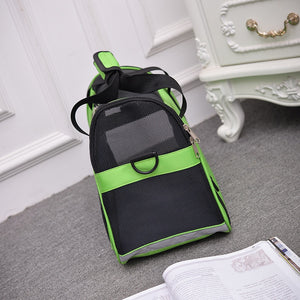 Portable Dog Carrier Bag Travel Breathable Mesh Carrier for pet
