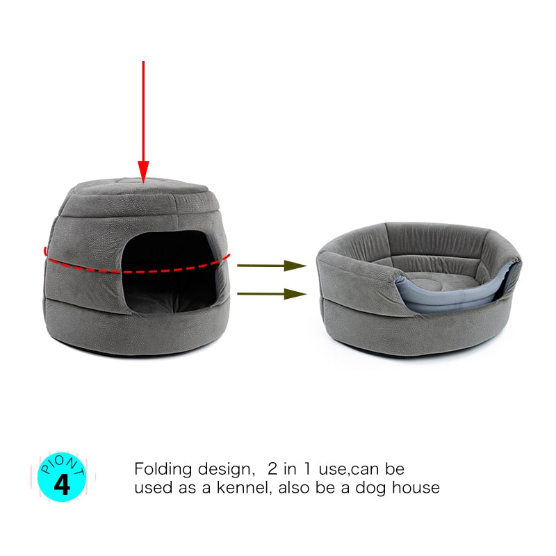 Collapsible Cat Cave House Mat for pet