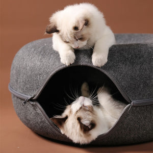 Cat Tunnel Interactive Play Bed House for pet