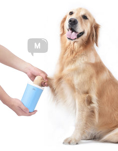 Dog Paw Cleaner Cup Portable Foot Quick Silicone Brush for pet