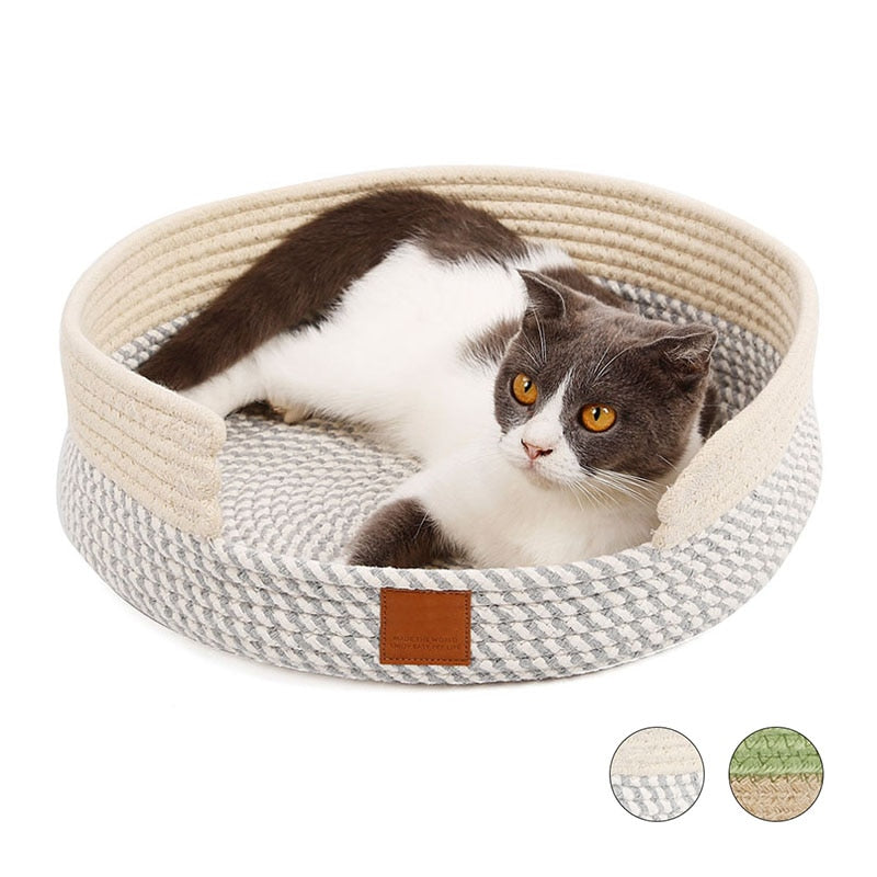 Cat Round Scratcher Bed Cushion Basket for pet 