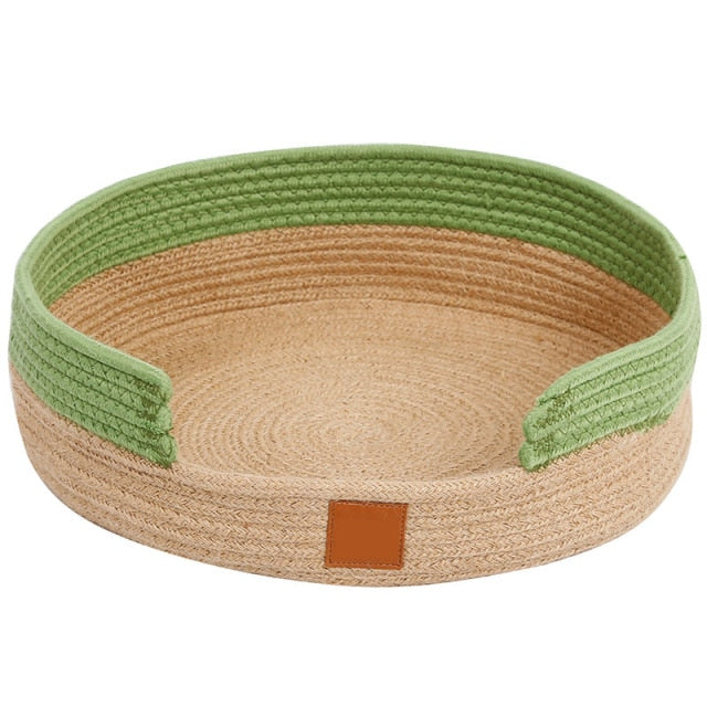 Cat Round Scratcher Bed Cushion Basket for pet