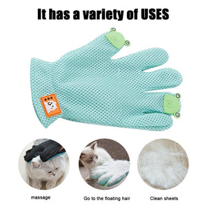Cat Deshedding Brush Grooming Glove Comb for pet