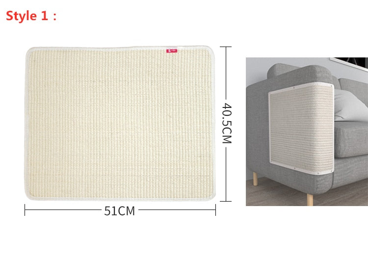 Cat Scratcher claw Sisal Board Sofa Furniture Protector for pet