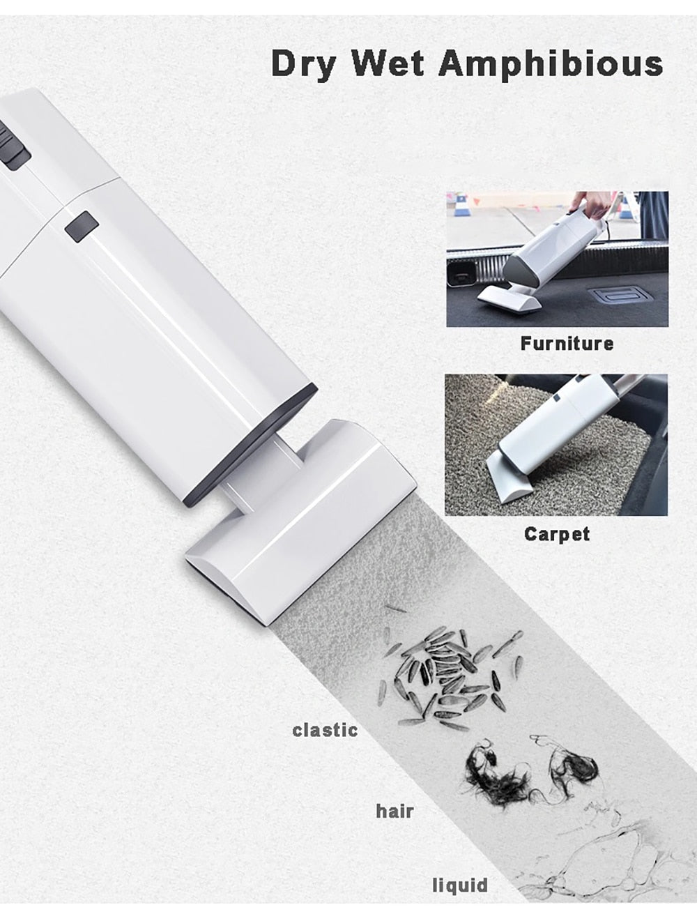 Portable Pet Hair Wireless Vacuum Cleaner for pet