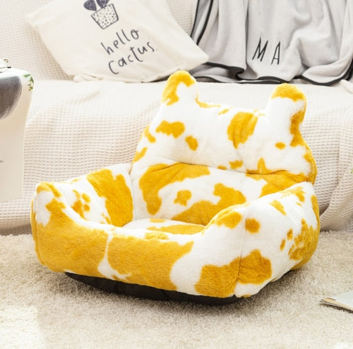 Cat Plush Sofa Bed Cozy Dog House Mat Super Soft Kennel for pet