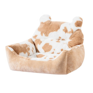 Cat Plush Sofa Bed Cozy Dog House Mat Super Soft Kennel for pet