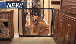 Dog wire mesh barrier door fence indoor security gate for pet